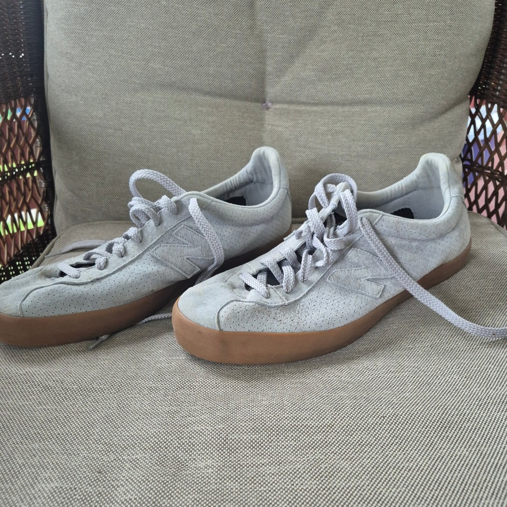New Balance Tempus Suede Grey‎ Gum Sole Sneakers TEMPUSGG Mens 13
